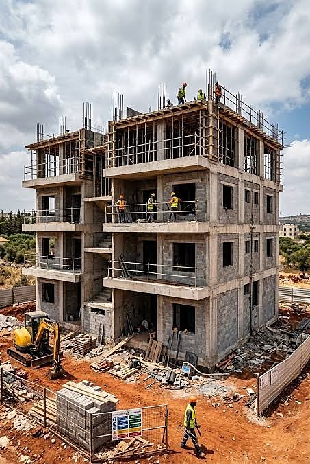 Multi-storey residential building under construction by Africa Singatha Construction